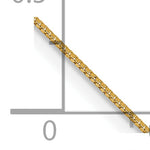 Gold (10K & 14K) Box Chain Anklet - 14k Yellow Gold / 10 in / 0.5 mm, Spring Ring