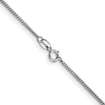 Gold (14K) Curb Chain - 14k White Gold / 16 in / 1.3 mm