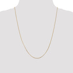 Gold (14K) Curb Chain - 14k Yellow Gold / 24 in / 0.9 mm