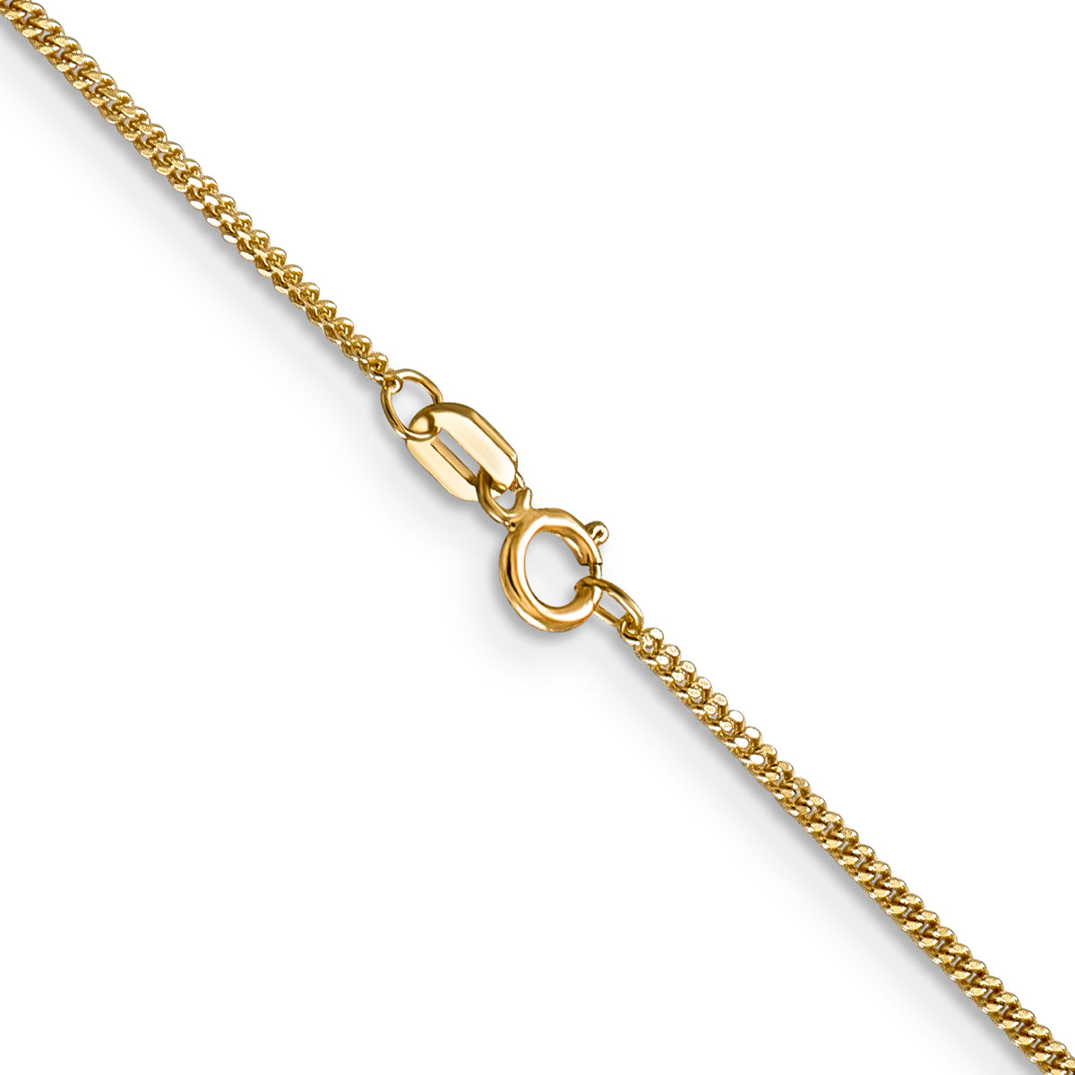 Gold (14K) Curb Chain - 14k Yellow Gold / 16 in / 1.3 mm