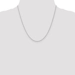 Gold (14K & 10K) Baby Rope Chain - 14k White Gold / 20 in / 0.8 mm