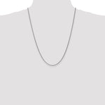 Gold (10K & 14K) Spiga Chain - 14k White Gold / 24 in / 1.7 mm