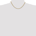 Gold (10K & 14K) Spiga Chain - 14k Yellow Gold / 16 in / 2.1 mm
