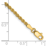 Gold (10K & 14K) Spiga Chain Bracelet - 14k Yellow Gold / 7 in / 2.1 mm