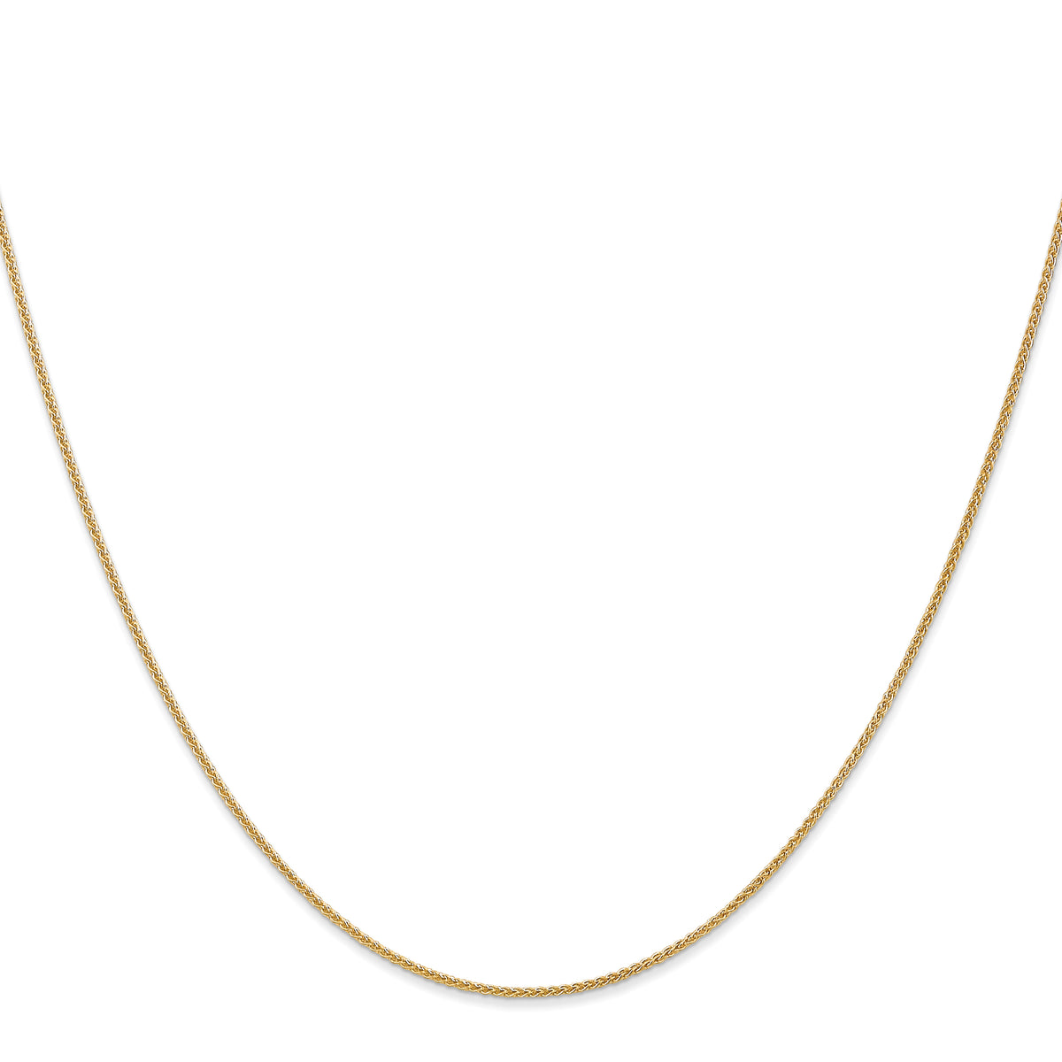 Gold (10K & 14K) Spiga Chain - 14k Yellow Gold / 14 in / 1.05 mm, Lobster