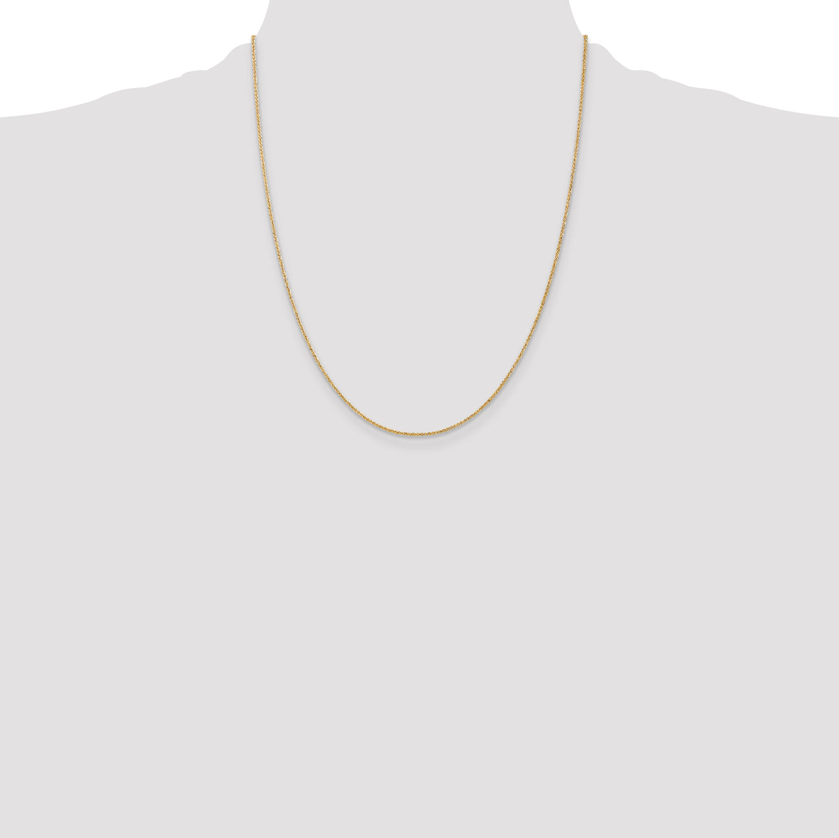 Gold (10K & 14K) Spiga Chain - 14k Yellow Gold / 22 in / 1.05 mm, Lobster