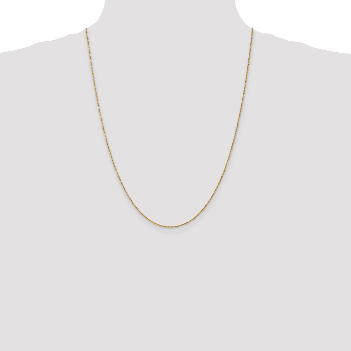 Gold (10K & 14K) Spiga Chain - 14k Yellow Gold / 24 in / 1.05 mm, Lobster