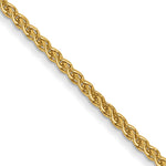 Gold (10K & 14K) Spiga Chain - 14k Yellow Gold / 14 in / 1.05 mm, Lobster
