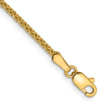 Gold (10K & 14K) Spiga Chain Bracelet - 14k Yellow Gold / 7 in / 1.7 mm