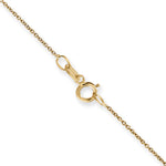 Gold (10K & 14K) Cable Chain - 14k Yellow Gold / 13 in / 0.75 mm