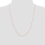 Gold (10K & 14K) Diamond-Cut Round Open Link Cable Chain - 14k Yellow Gold / 24 in / 0.6 mm