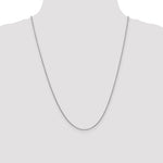Gold (10K & 14K) Round Open Link Cable Chain - 14k White Gold / 24 in / 1.4 mm, Standard