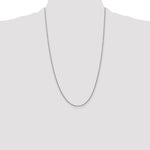 Gold (10K & 14K) Round Open Link Cable Chain - 14k White Gold / 26 in / 1.4 mm, Standard