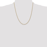 Gold (10K & 14K) Forzantina Cable Chain - 14k Yellow Gold / 22 in / 1.8 mm