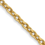 Gold (10K & 14K) Forzantina Cable Chain - 14k Yellow Gold / 16 in / 1.8 mm