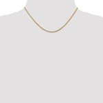 Gold (10K & 14K) Forzantina Cable Chain - 14k Yellow Gold / 16 in / 2.2 mm