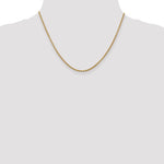 Gold (10K & 14K) Forzantina Cable Chain - 14k Yellow Gold / 18 in / 2.2 mm