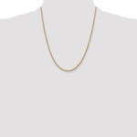 Gold (10K & 14K) Forzantina Cable Chain - 14k Yellow Gold / 22 in / 2.2 mm