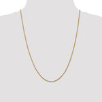 Gold (10K & 14K) Forzantina Cable Chain - 14k Yellow Gold / 24 in / 2.2 mm
