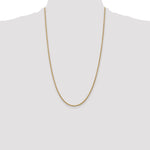 Gold (10K & 14K) Forzantina Cable Chain - 14k Yellow Gold / 26 in / 2.2 mm