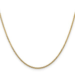 Gold (10K & 14K) Diamond-Cut Cable Chain - 14k Yellow Gold / 14 in / 1.45 mm