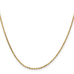 Gold (10K & 14K) Diamond-Cut Cable Chain - 14k Yellow Gold / 16 in / 1.65 mm