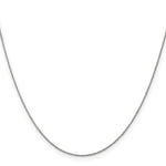 Gold (10K & 14K) Cable Chain - 14k White Gold / 13 in / 0.75 mm
