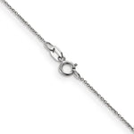 Gold (10K & 14K) Cable Chain - 14k White Gold / 13 in / 0.75 mm
