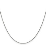 Gold (10K & 14K) Diamond-Cut Cable Chain - 14k White Gold / 14 in / 0.95 mm