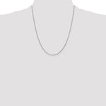 Gold (10K & 14K) Diamond-Cut Cable Chain - 14k White Gold / 22 in / 0.95 mm