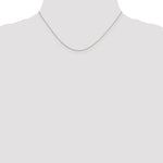 Gold (10K & 14K) Diamond-Cut Round Open Link Cable Chain - 14k White Gold / 16 in / 0.6 mm
