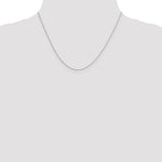 Gold (10K & 14K) Diamond-Cut Round Open Link Cable Chain - 14k White Gold / 18 in / 0.6 mm