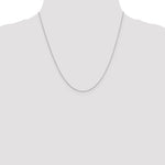 Gold (10K & 14K) Diamond-Cut Round Open Link Cable Chain - 14k White Gold / 20 in / 0.6 mm