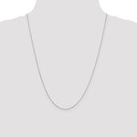 Gold (10K & 14K) Diamond-Cut Round Open Link Cable Chain - 14k White Gold / 24 in / 0.6 mm