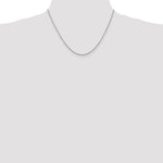 Gold (10K & 14K) Diamond-Cut Cable Chain - 14k White Gold / 18 in / 1.45 mm