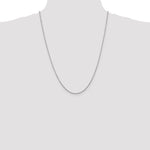 Gold (10K & 14K) Diamond-Cut Cable Chain - 14k White Gold / 24 in / 1.45 mm