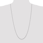 Gold (10K & 14K) Diamond-Cut Cable Chain - 14k White Gold / 30 in / 1.45 mm