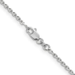 Gold (10K & 14K) Diamond-Cut Cable Chain - 14k White Gold / 16 in / 1.65 mm