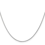 Gold (10K & 14K) Spiga Chain - 14k White Gold / 16 in / 0.85 mm, Spring Ring