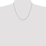 Gold (10K & 14K) Spiga Chain - 14k White Gold / 20 in / 0.85 mm, Spring Ring