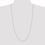 Gold (10K & 14K) Spiga Chain - 14k White Gold / 30 in / 0.85 mm, Spring Ring