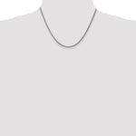 Gold (10K & 14K) Spiga Chain - 14k White Gold / 18 in / 1.05 mm, Spring Ring