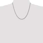 Gold (10K & 14K) Spiga Chain - 14k White Gold / 20 in / 1.05 mm, Spring Ring
