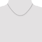 Gold (10K & 14K) Spiga Chain - 14k White Gold / 16 in / 1.05 mm, Lobster