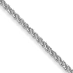 Gold (10K & 14K) Spiga Chain - 14k White Gold / 16 in / 1.05 mm, Lobster