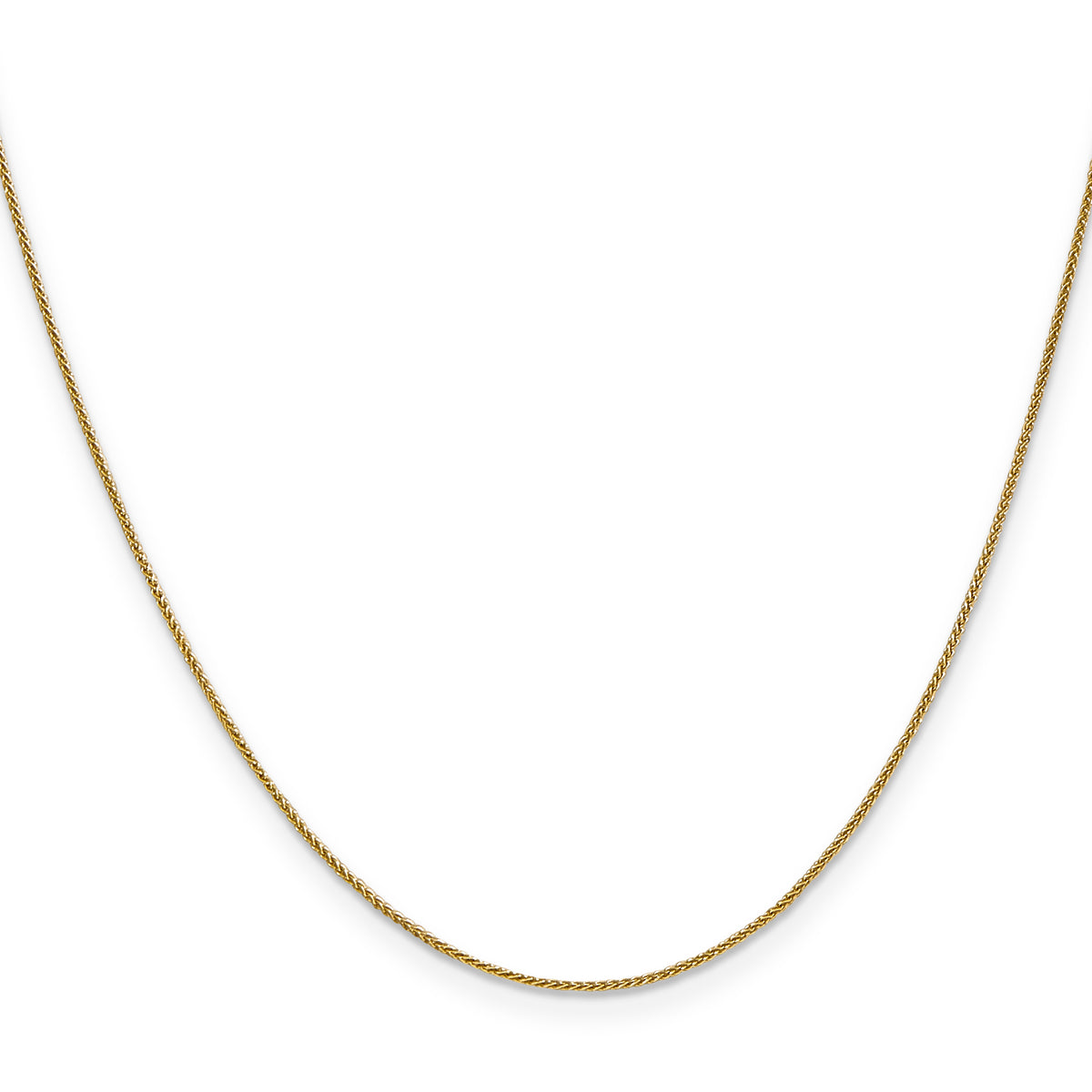 Gold (10K & 14K) Spiga Chain - 14k Yellow Gold / 14 in / 0.85 mm, Lobster