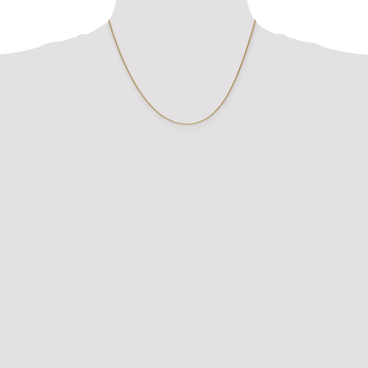 Gold (10K & 14K) Spiga Chain - 14k Yellow Gold / 18 in / 0.85 mm, Lobster