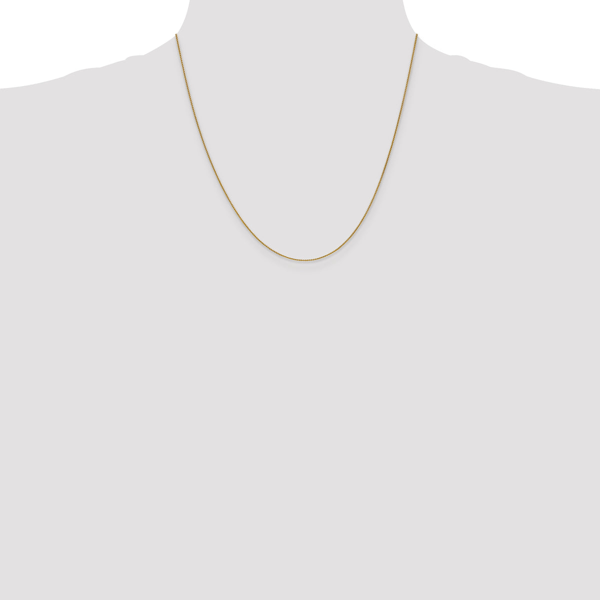 Gold (10K & 14K) Spiga Chain - 14k Yellow Gold / 20 in / 0.85 mm, Lobster