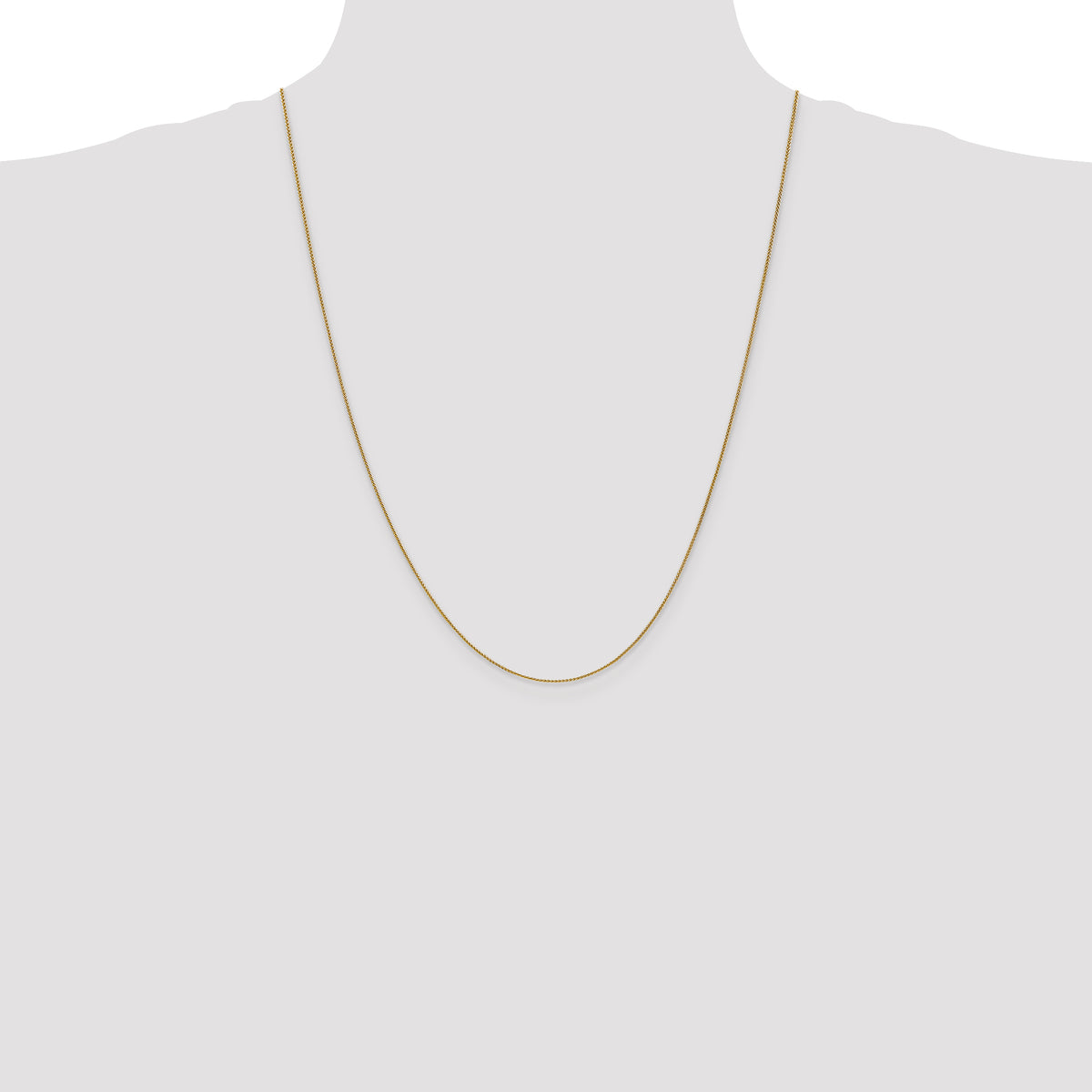 Gold (10K & 14K) Spiga Chain - 14k Yellow Gold / 24 in / 0.85 mm, Lobster