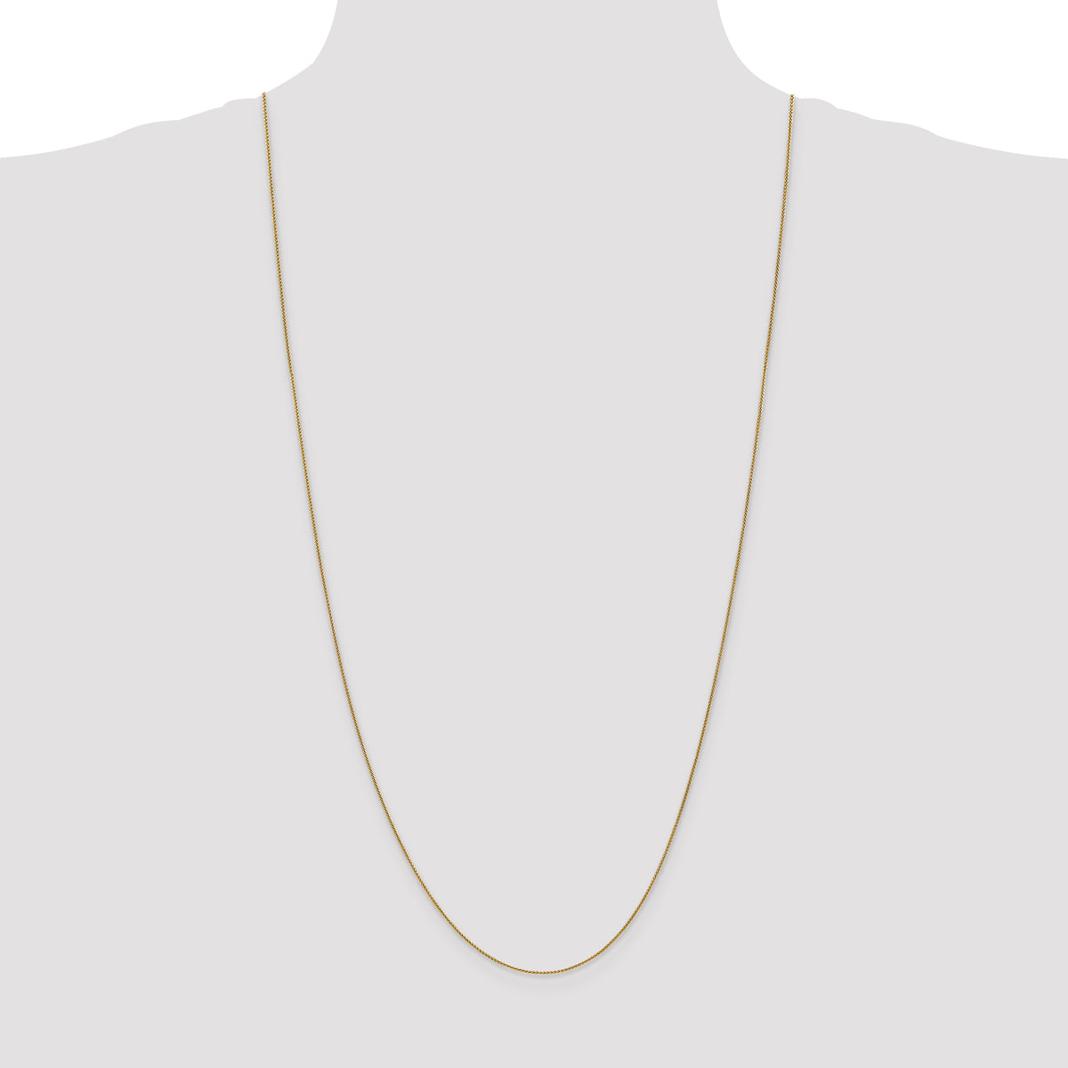 Gold (10K & 14K) Spiga Chain - 14k Yellow Gold / 30 in / 0.85 mm, Lobster